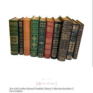 Franklin Mint Leather Bound Book Collection - Multicolor